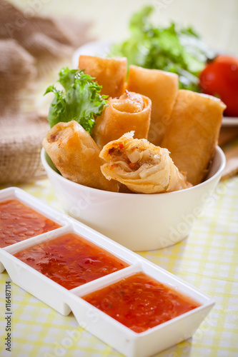 Spring rolls Wallpaper Mural