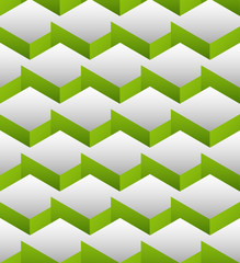 Leinwandbilder - Cubes seamlessly repeatable pattern, 3d geometric background.