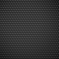 Poster - Carbon fiber industrial background with repeatable geometry. Dar