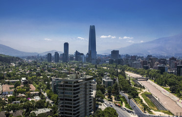 Fototapete - Costanera Center - Santiago - Chile