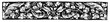 Typographic decorative border from  XVI century
