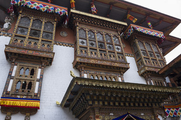 Wall Mural - Punakha Dzong, Bhutan - Punakha Dzong or Pungthang Dewachen Phodrang (Palace of Great Happiness) in Punakha, the old capital of Bhutan.