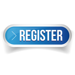 Poster - Register blue button vector
