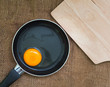 Egg in pan