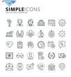 © PureSolution - Modern thin line medical icons. Premium quality outline symbol collection for web design, mobile app, graphic design. Mono linear pictograms, infographics and web elements pack.