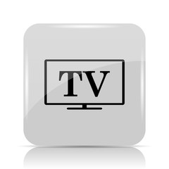 Canvas Print - TV icon