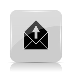 Canvas Print - Send e-mail icon