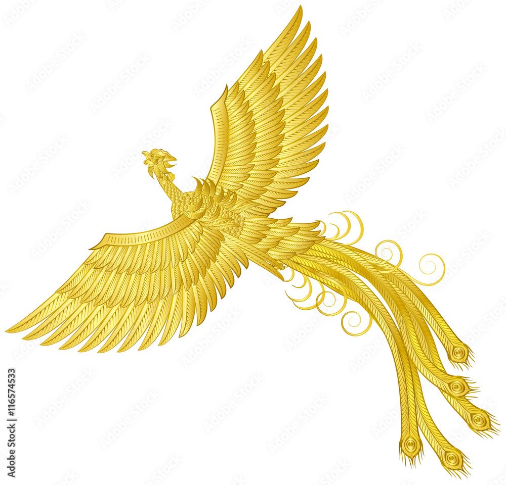 鳳凰 フェニックス 想像上の鳥 Stock Vector | Adobe Stock