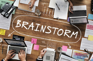 Poster - Brainstorm Inspiration Ideas Analysis Concept