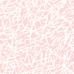 Seamless freehand drawn background uneven texture with random strokes