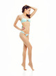 © Svetlana Fedoseeva - Sexy young brunette woman posing in a bikini.Beautiful perfect f