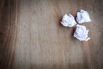 background paper on wooden floor.