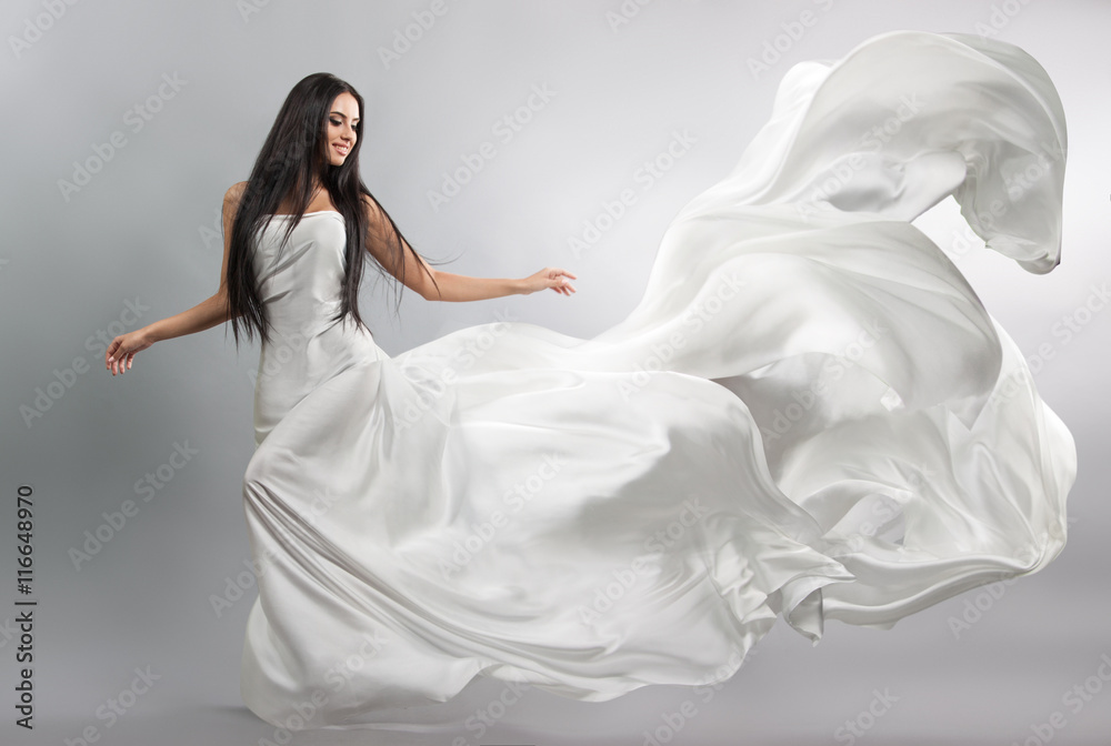 белое платье облачный танцор текстура ткани
