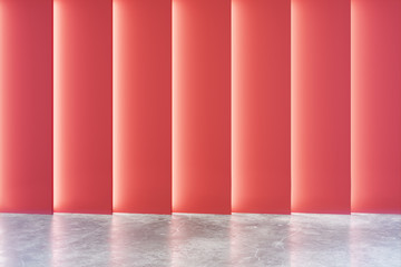 Wall Mural - Abstract red interior