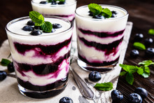 Greek Yogurt With Blueberries