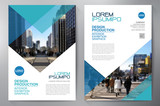 Fototapeta  - Business brochure flyer design a4 template.