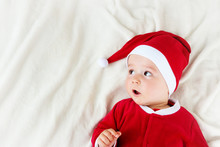 Baby In Santa Costume