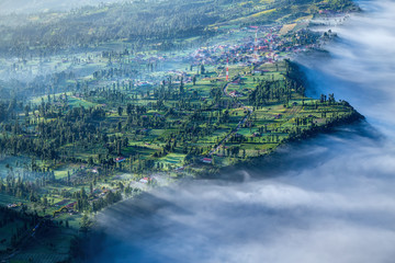 Cemoro lawang village at mount Bromo in Bromo tengger semeru nat