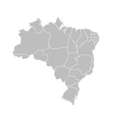 Wall Mural - map of Brazil