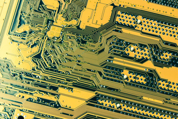 Poster - Circuit board background