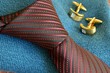 krawat, spinki i odzież męska