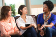 © digitalskillet1 - Diverse group of woman talking.