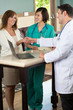 © digitalskillet1 - Doctor shaking hands with a patient.