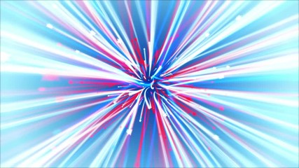 Wall Mural - a great 4th of july loopable background made up of red, white and blue shooting stars that are leavi