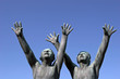 Sculpture of two boys in Vigeland Park, Norway