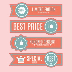 Best price banners set 