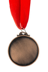 Poster - bronze medal sports on a white background