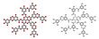 Tannic acid molecule (one isomer shown). Type of tannin.