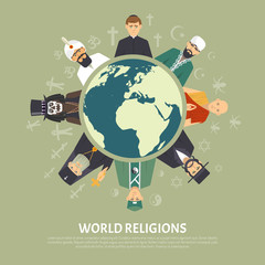 Wall Mural - religion confession illustration