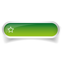 Poster - Green glossy web bar button vector