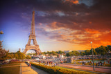 Fototapeta Paryż - Sunrise in Paris