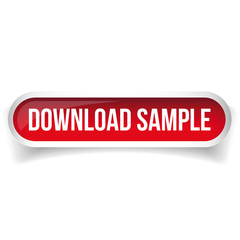 Sticker - Download Sample button vector