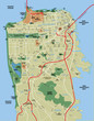 San Francisco vector map