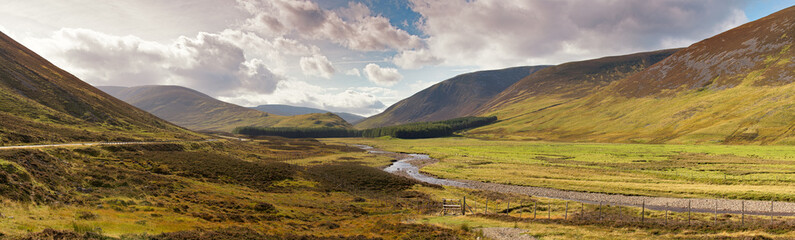 scottish highlands panorama