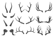 Set Of Horns Icons