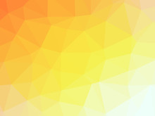 Gold Yellow Gradient Polygon Shaped Background