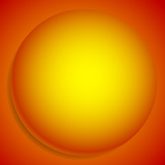 Aufkleber - Background with 3d sphere. Abstract monochrome llustration of a