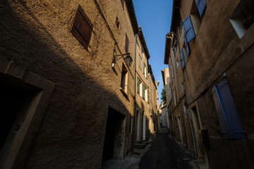 Wall Mural - Narrow street in old city centre in France