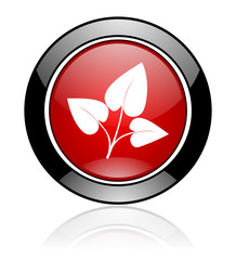 Aufkleber - Glossy vector nature icon
