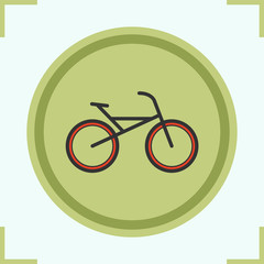 Poster - Bike color icon