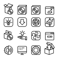 Setup , setting, configuration, maintenance & Installation icon