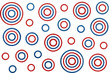 © perekotypole - Watercolor circles pattern.