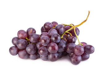 grapes isolated on over white background