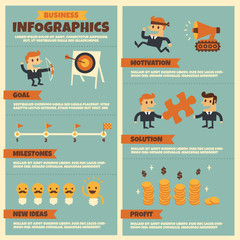 Wall Mural - Business Infographics