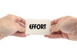 © eenevski - Effort text concept