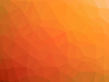 Abstract Red Orange Gradient Polygon Shaped Background